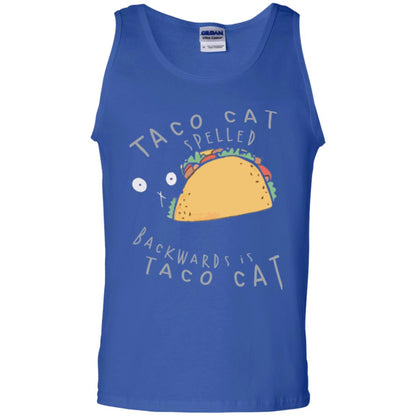 Cat Lovers T-shirt Taco Cat Spelled Backward Is Taco Cat Royal