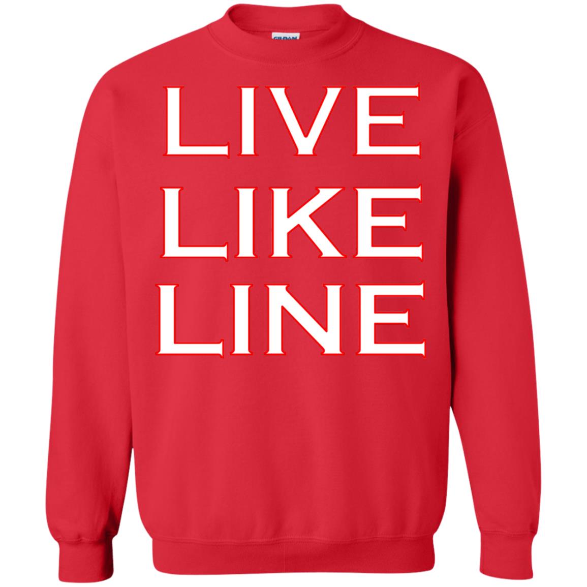 Live Like Line Volleyball Lover Shirt Red