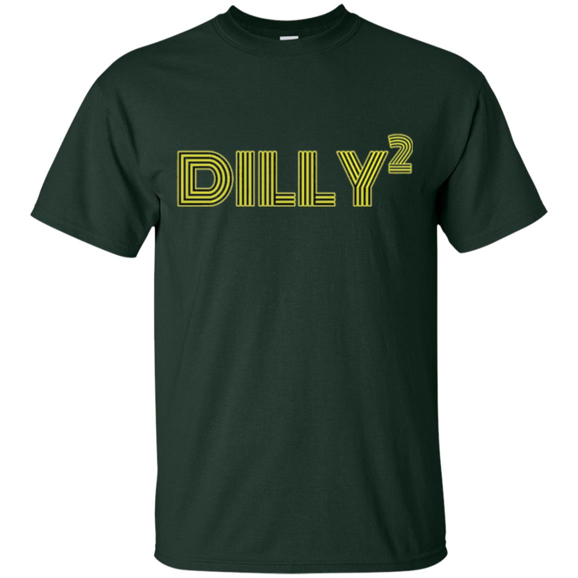 Christmas T-shirt Dilly Squared Forest Green