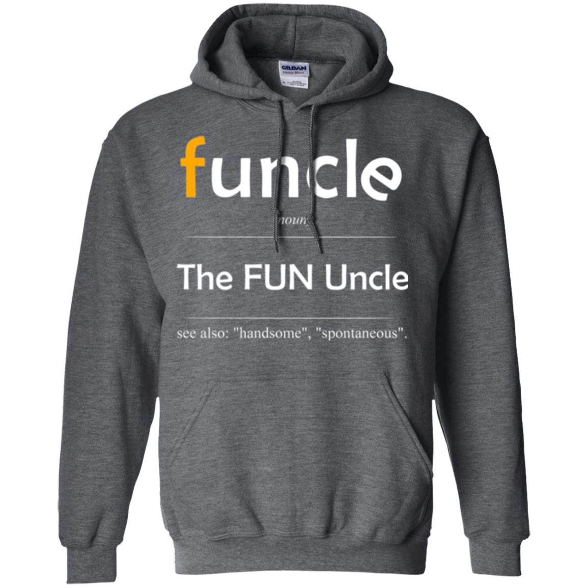 Uncle T-shirt Handsome Spontaneous Best Funny Uncle Dark Heather