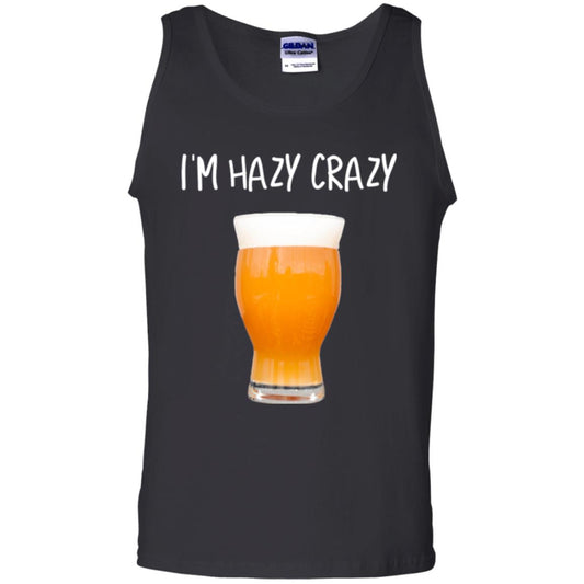 Funny Craft Beer Tshirt I_m Hazy Crazy Black