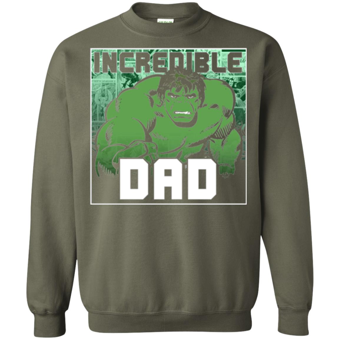 Daddy T-shirt Incredable Dad Military Green