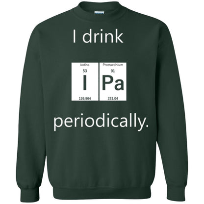 Chemistry T-shirt Drink Ipa Periodically Forest Green