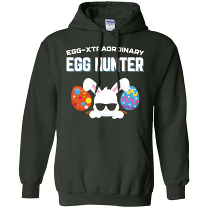Egg-xtraordinary Egg Hunter Easter Shirt Forest Green