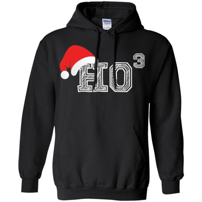 Christmas T Shirt Ho Ho Ho X 3 Third Power Black