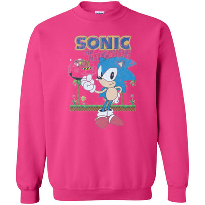 Gamer T-shirt Sega Sonic The Hedgehog Battles Dr. Eggman Robotnik Heliconia