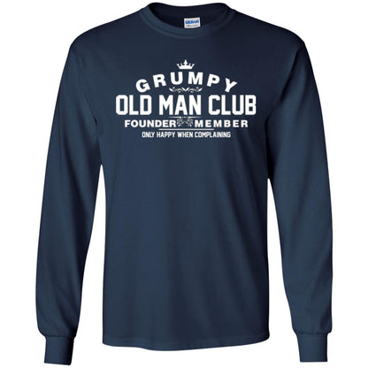 Grumpy Old Man Club Founder Member T-shirt Navy