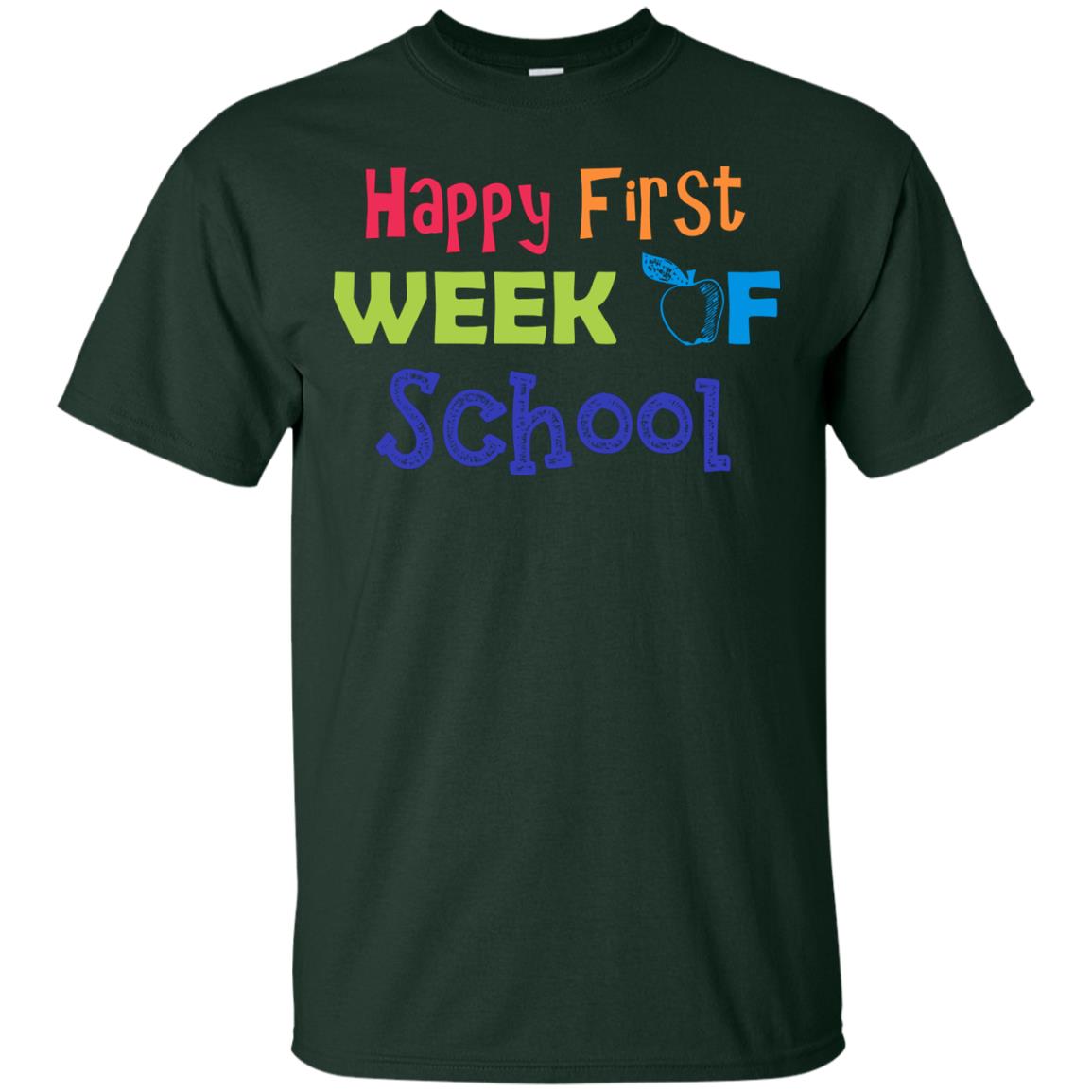 Happy First Week Of School Back To School Shirt Forest