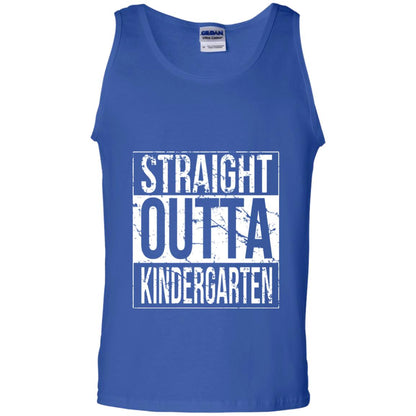 Kids Straight Outta Kindergarten T-shirt Royal
