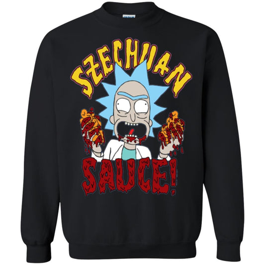 Rick Morty Szechuan Sauce T-shirt Black
