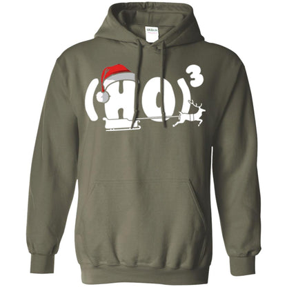 Christmas T-shirt Ho Ho Ho Military Green