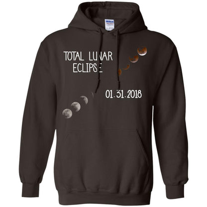 Total Lunar Eclipse 01-31-2018 Celebration Shirt Dark Chocolate