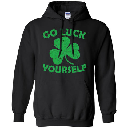 Go Luck Yourself St. Patrick_s Day T-shirt Black