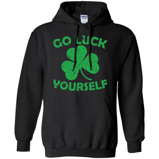 Go Luck Yourself St. Patrick_s Day T-shirt Black