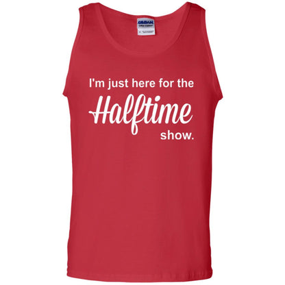 Marching Band T-shirt I_m Just Here For The Halftime Show Red