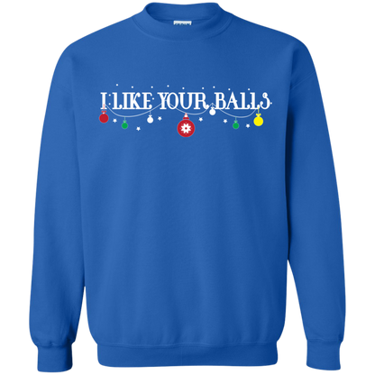 Christmas T-shirt I Like Your Balls Royal