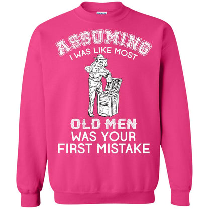 Assuming I Was Like Most Old Men Beekeeper T-shirt Heliconia