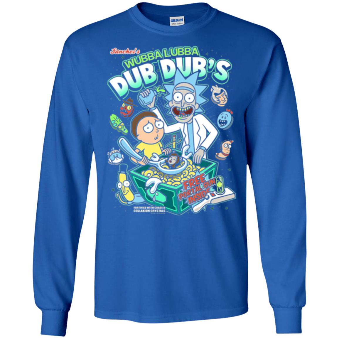 Movie T-shirt Wubba Luba Dub Dub_s Cereal Royal