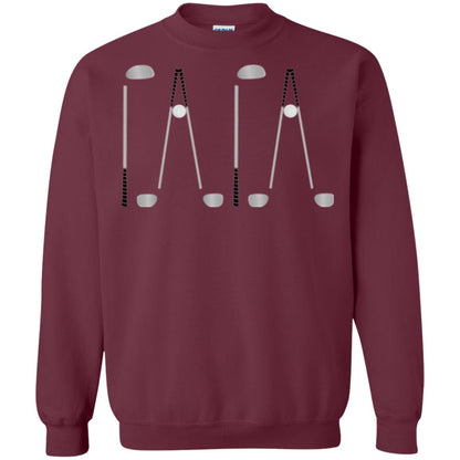 Golf Lovers T-shirt Papa Maroon