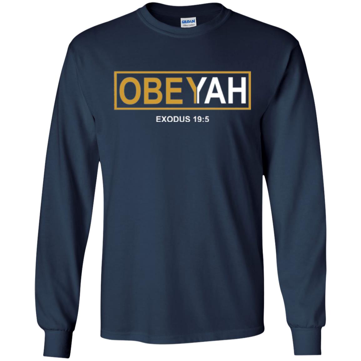 Yahweh Yahshua Yeshua Torah Hebrew Roots Movement T-shirt Navy