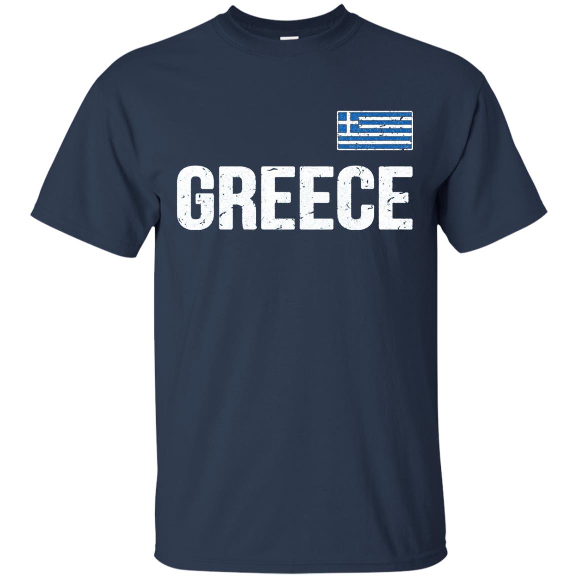 Greece T-shirt Greek Flag Navy