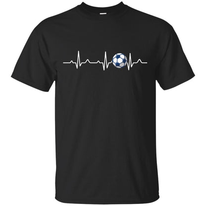 Heartbeat Soccer Lover T-shirt Black