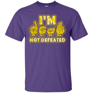 I'm Deaf Not Defeated ShirtG200 Gildan Ultra Cotton T-Shirt