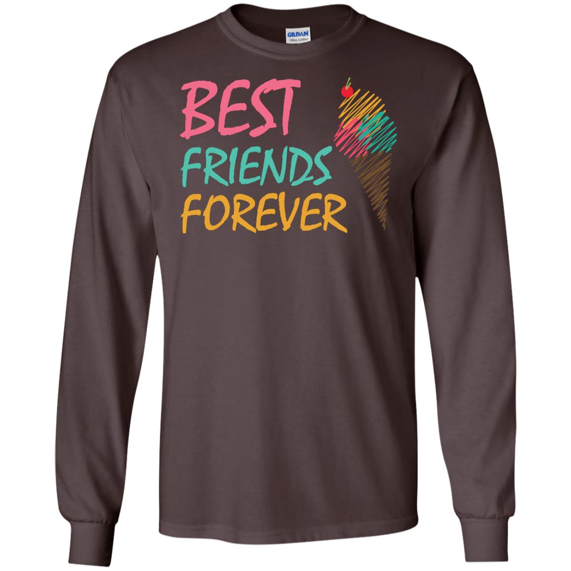 Best Friends Forever Ice Cream Lover T-shirt Dark Chocolate