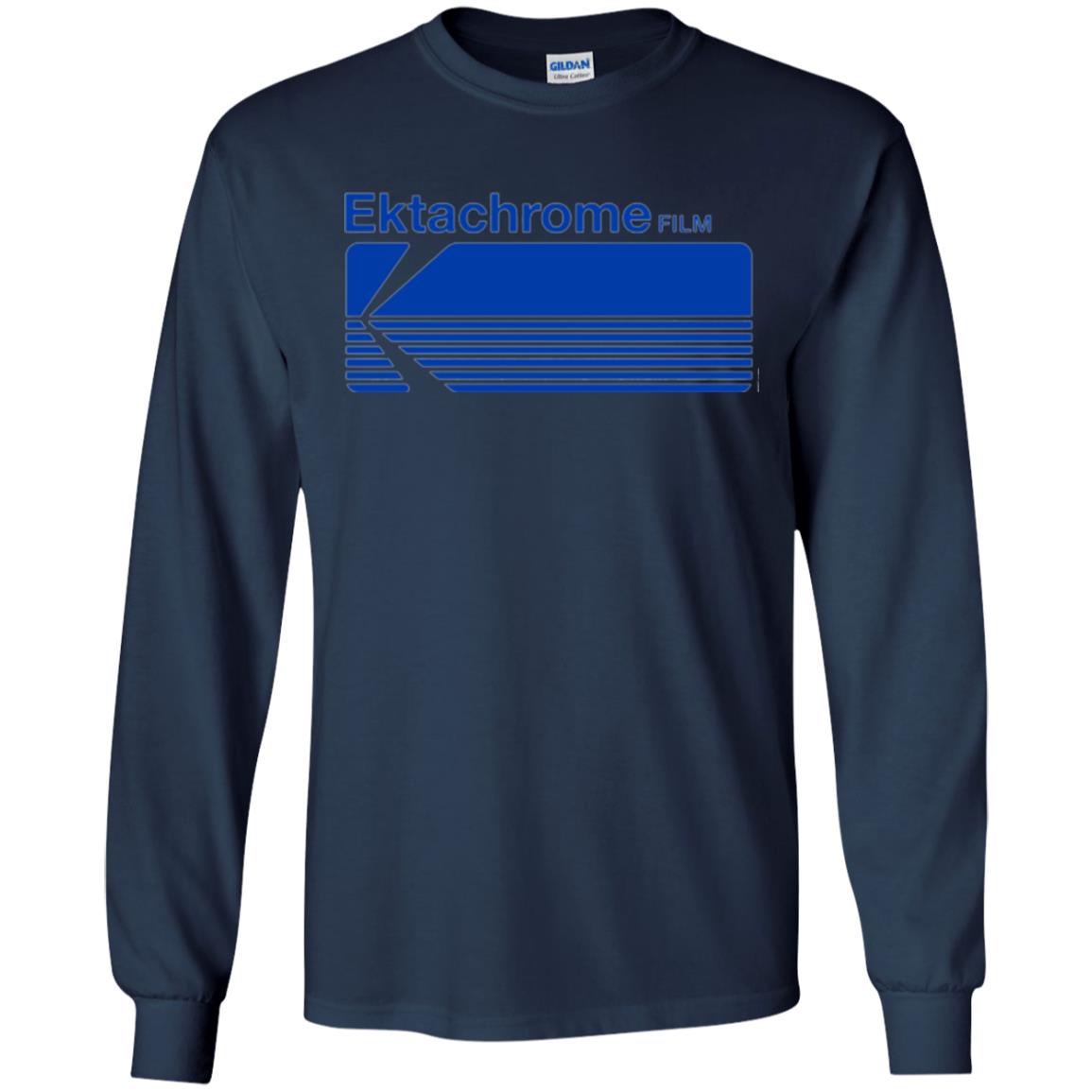 Logo T-shirt Vintage Ektachrome Film Navy