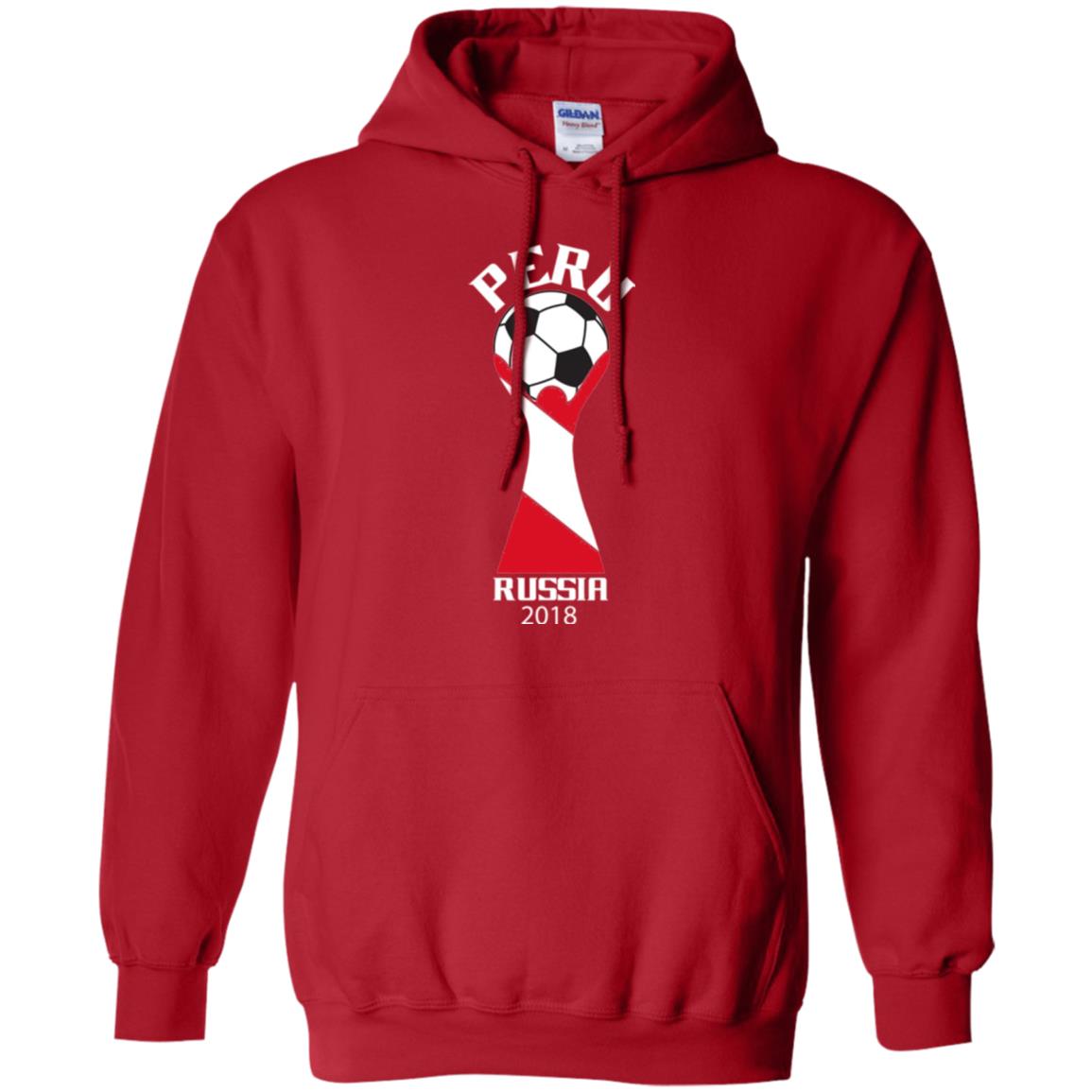 Football Lovers T-shirt Peru Russia 2108 Red