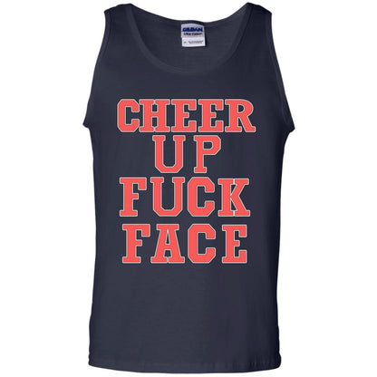 Cheer Up Face Shirt Navy