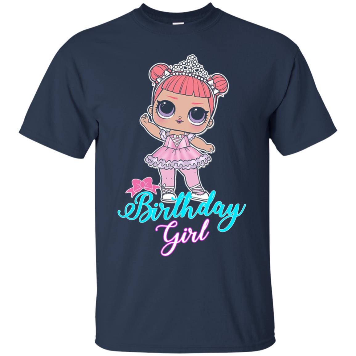 Doll Birthday Girl #squadgoals T-shirt Navy