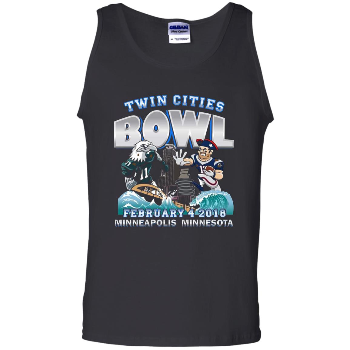 Football Lover T-shirt Twin Cities Bowl Black
