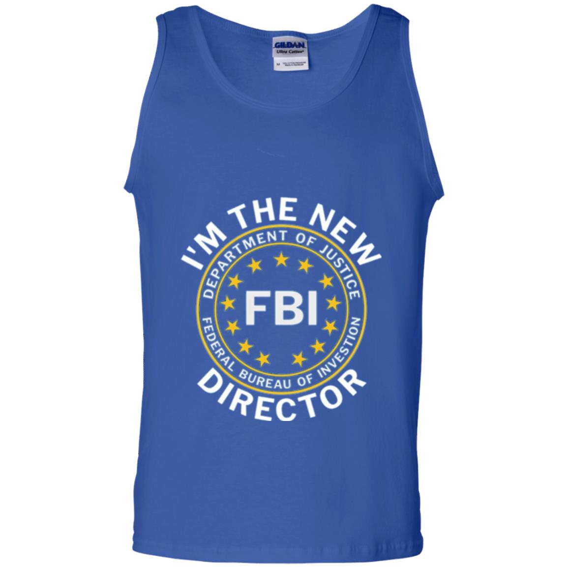 I Am The New Fbi Director With Emblem T-shirt Royal
