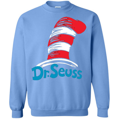 Film Lover T-shirt Dr. Seuss Hat T-shirt Carolina Blue