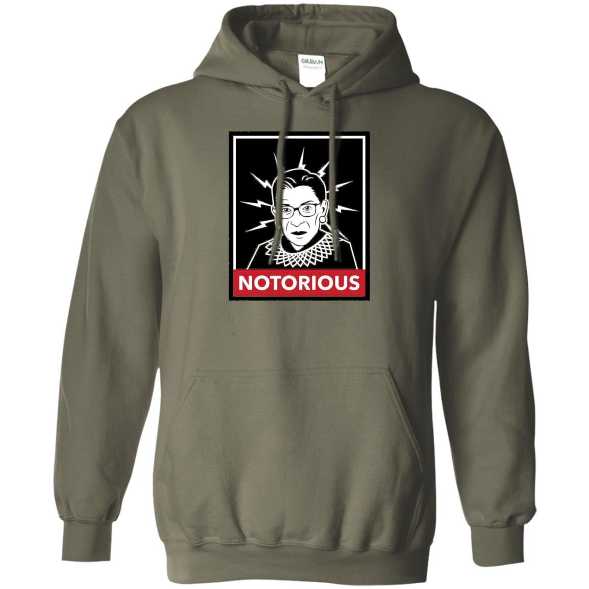 Notorious Ruth Bader Ginsberg Shirt Military Green