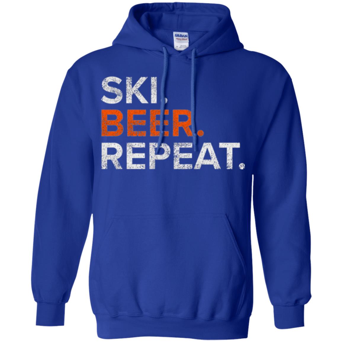 Ski And Beer Lovers T-shirt Royal