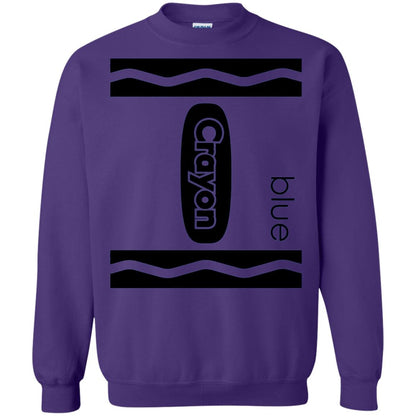 Blue Crayon Halloween Couple Friend Group Costume T-shirt Purple