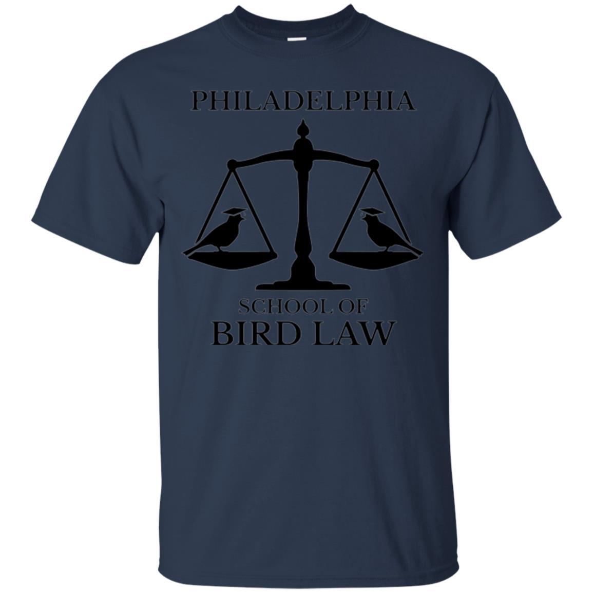 Lawyers T-shirt Philadelphia School Of Bird Law Navy