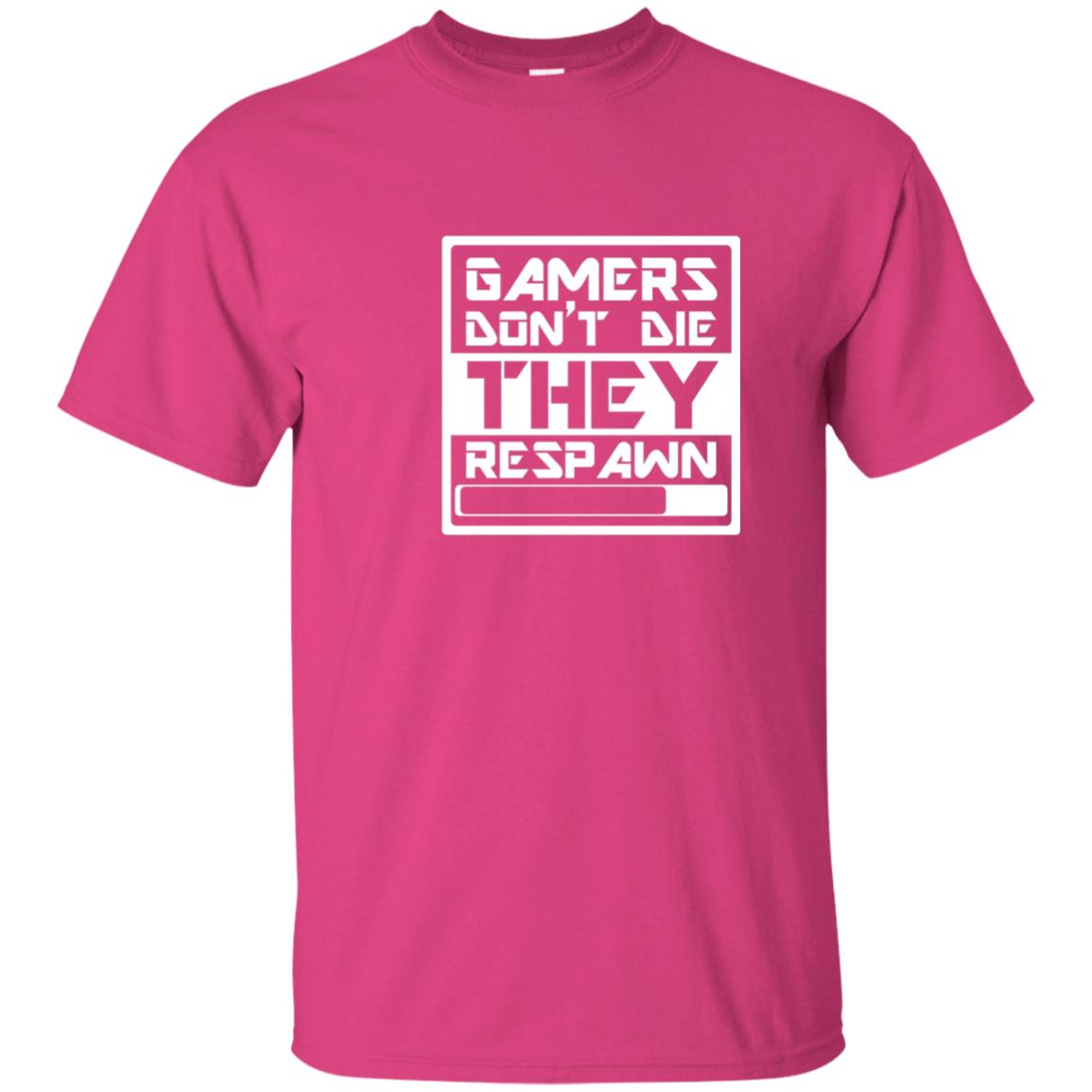 Video Gamer Shirt Don_t Die They Respawn Heliconia