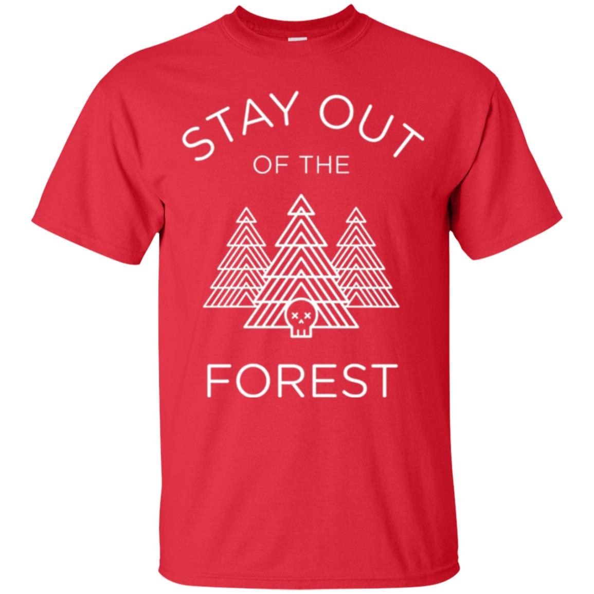 Murderino T-shirt -stay Out Of The Forest Red