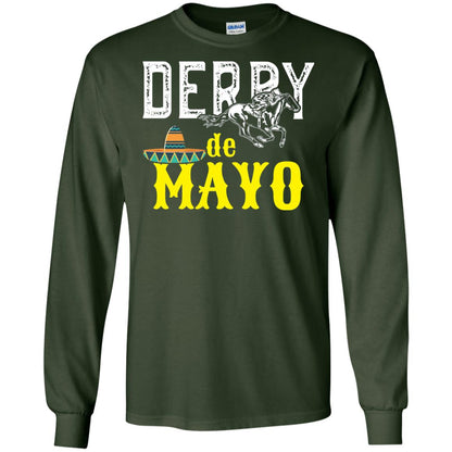 Cinco Derby De Mayo Horse Race Shirt Forest Green