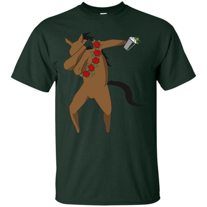 Derby Party 2018 Funny Dabbing Horse Shirt Forest