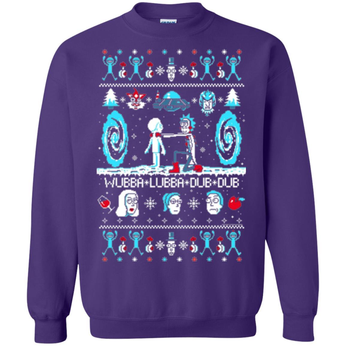 Film T-shirt Build A Snowmorty T-shirt Purple