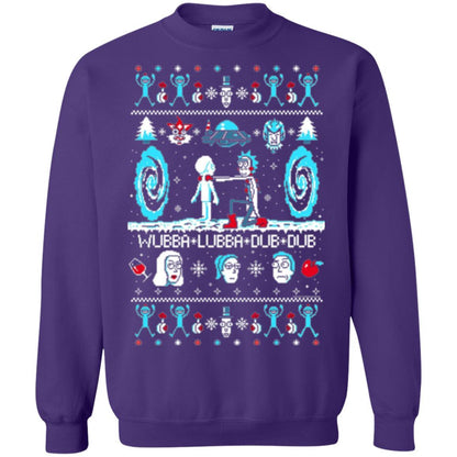 Film T-shirt Build A Snowmorty T-shirt Purple