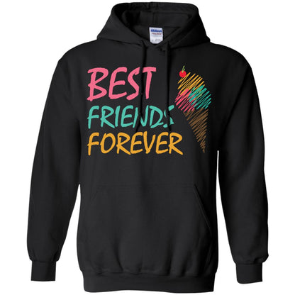 Best Friends Forever Ice Cream Lover T-shirt Black