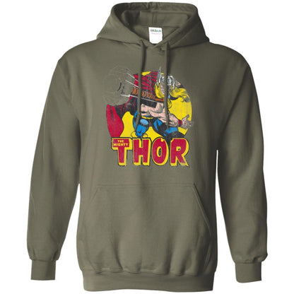 Comic Marvel T-shirt The Mighty Thor Military Green