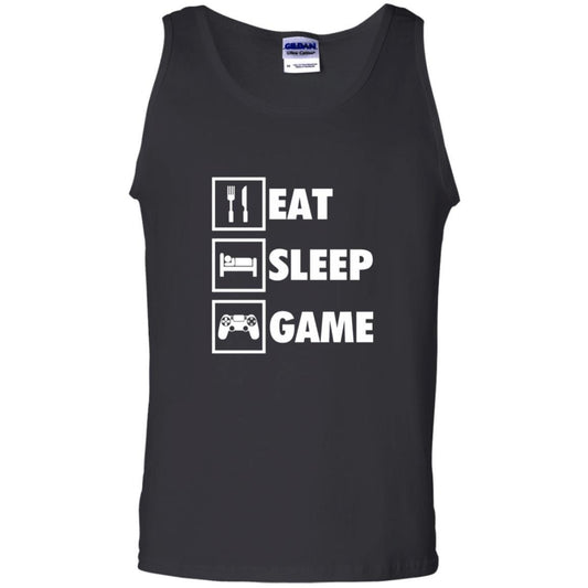 Gamer T-shirt Eat Sleep Game Black