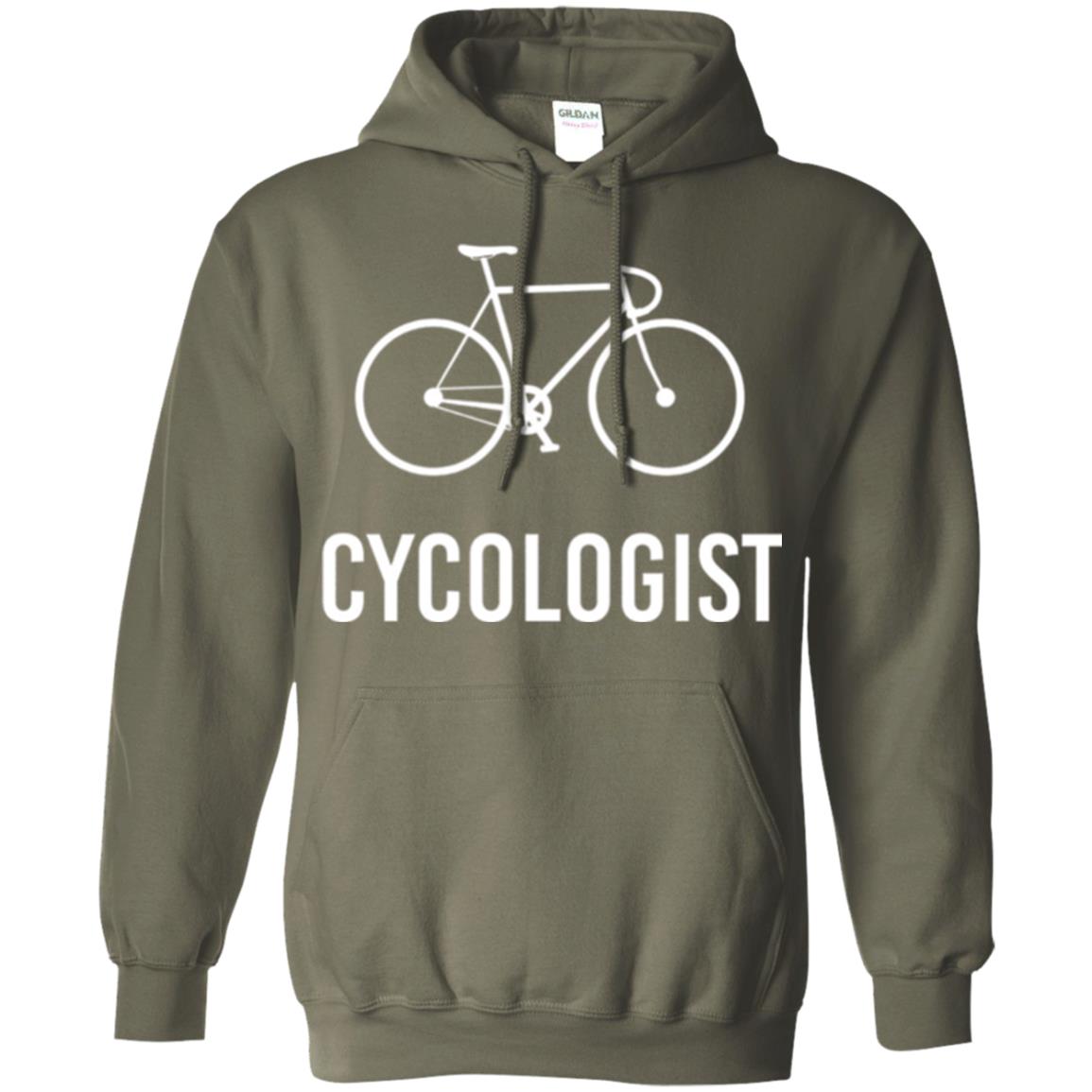 Bicycle Lovers T-shirt Cycologist Military Green