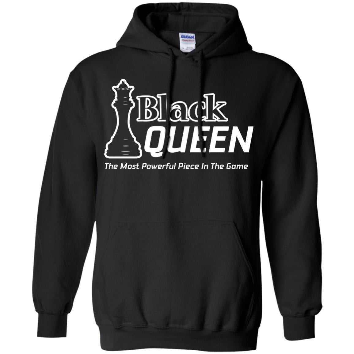 Black Queen Proud Black Woman African American T-shirt Black